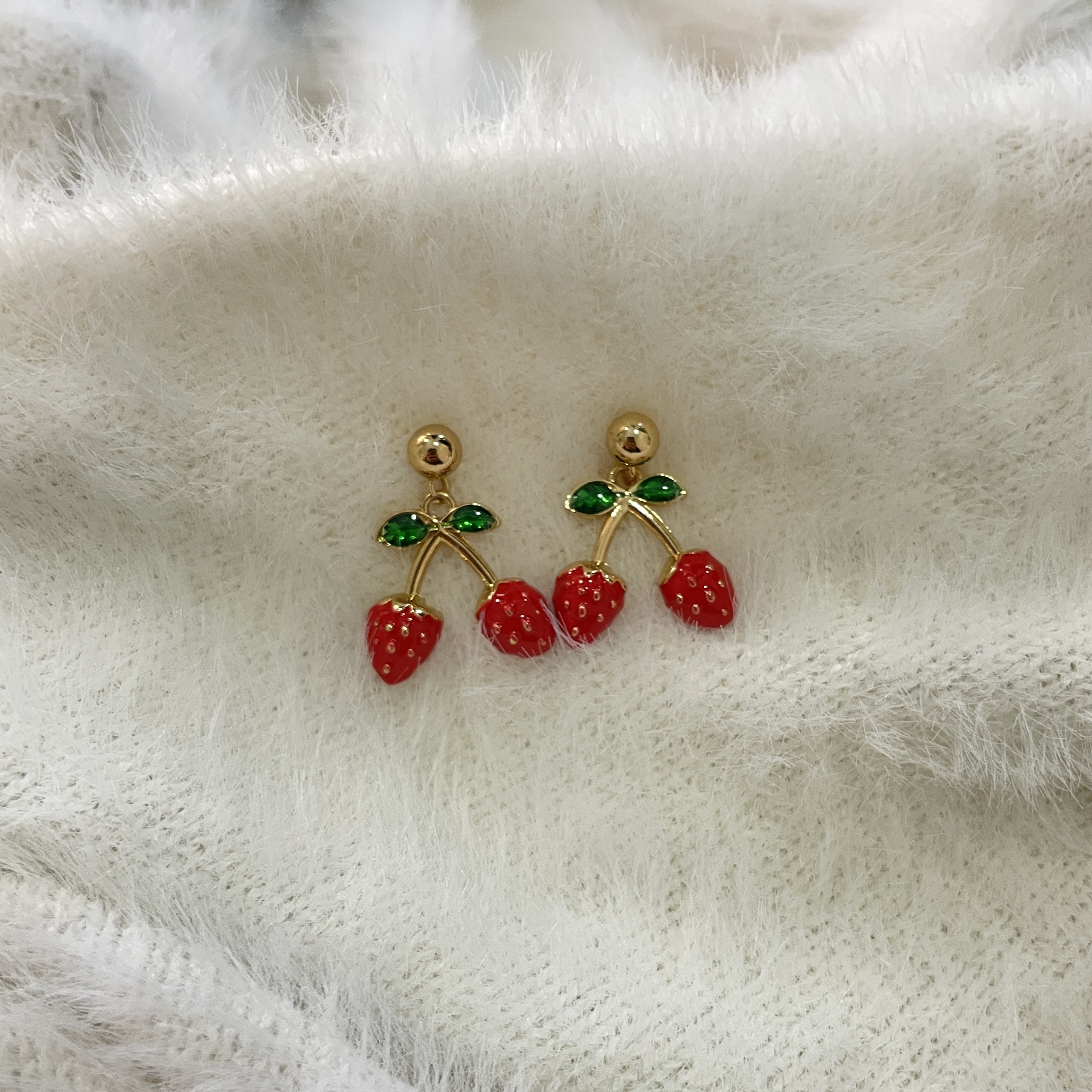 Strawberry Earring