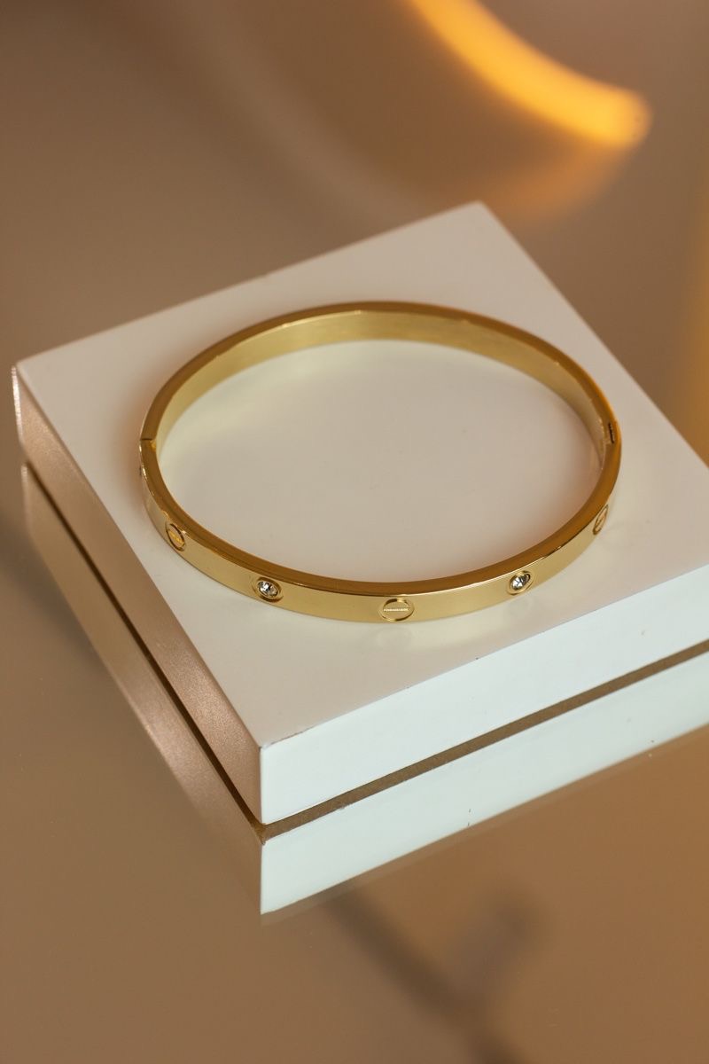 Crystal Screw Bracelet